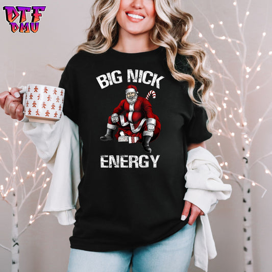 BIG NICK ENERGY Christmas DTF Transfer