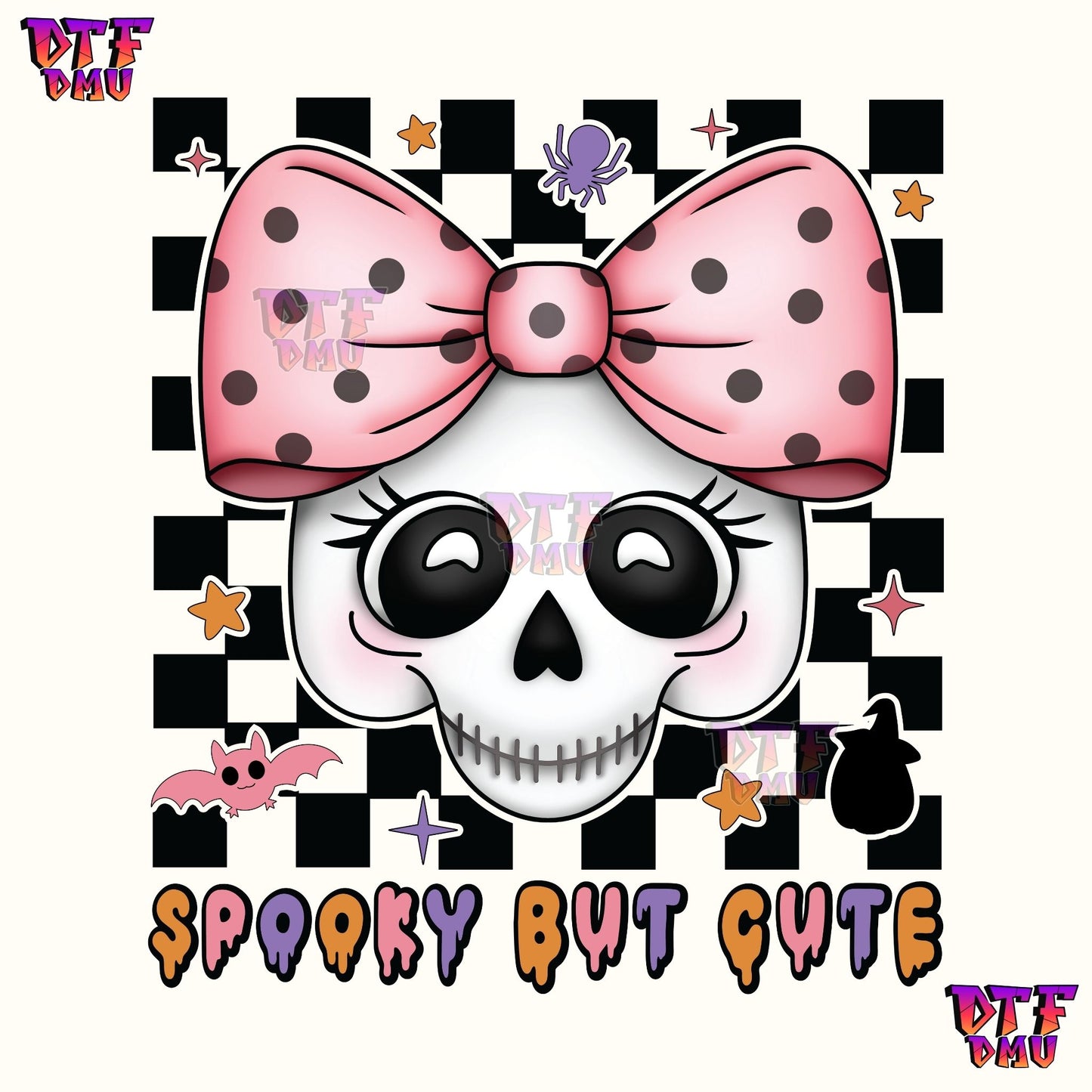 COQUETTE SPOOKY BUT CUTE (DTF Ready to Apply Transfer Print)