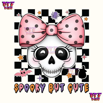 COQUETTE SPOOKY BUT CUTE (DTF Ready to Apply Transfer Print)