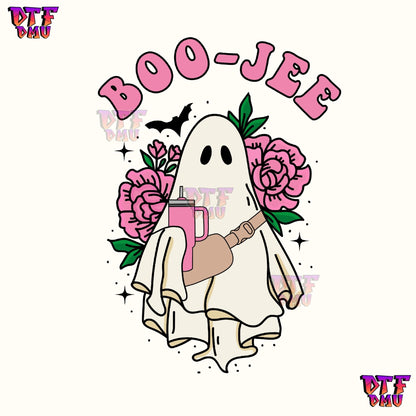 BOO-JEE GHOST (DTF Ready to Apply Transfer Print)