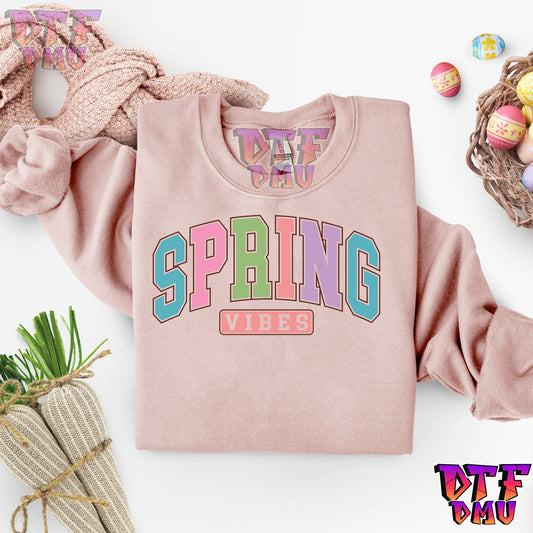 SPRING VIBES Ready to Press DTF Transfer