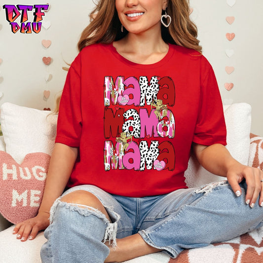 MAMA Valentine's Day DTF Transfer Print Only.