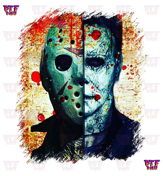 Jason / Michael Myers (DTF Ready to Apply Transfer Print)