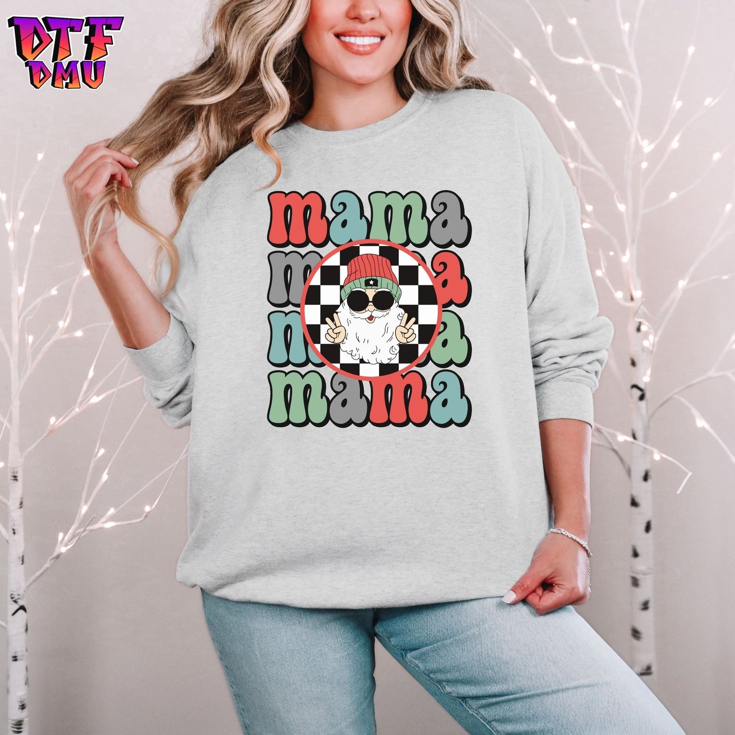 MAMA/MINI Christmas DTF Transfer Prints