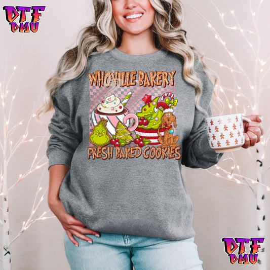 Whoville Bakery Fresh Baked Cookies DTF Transfer Print