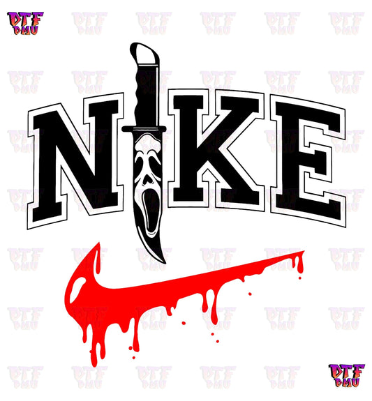 Scream NIKE Logo (DTF Ready to Apply Transfer Print)