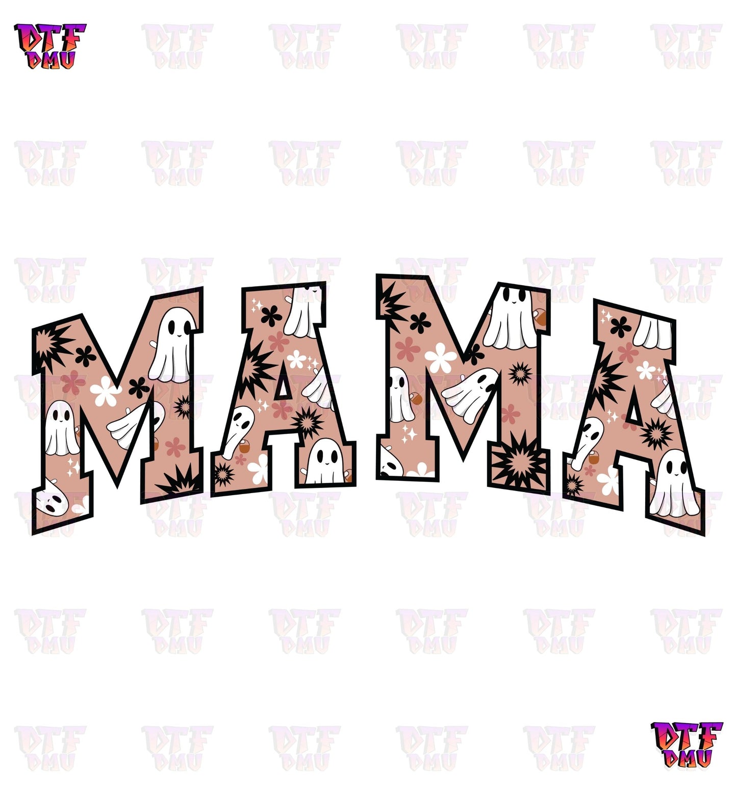 MAMA Halloween (DTF Ready to Apply Transfer Print)