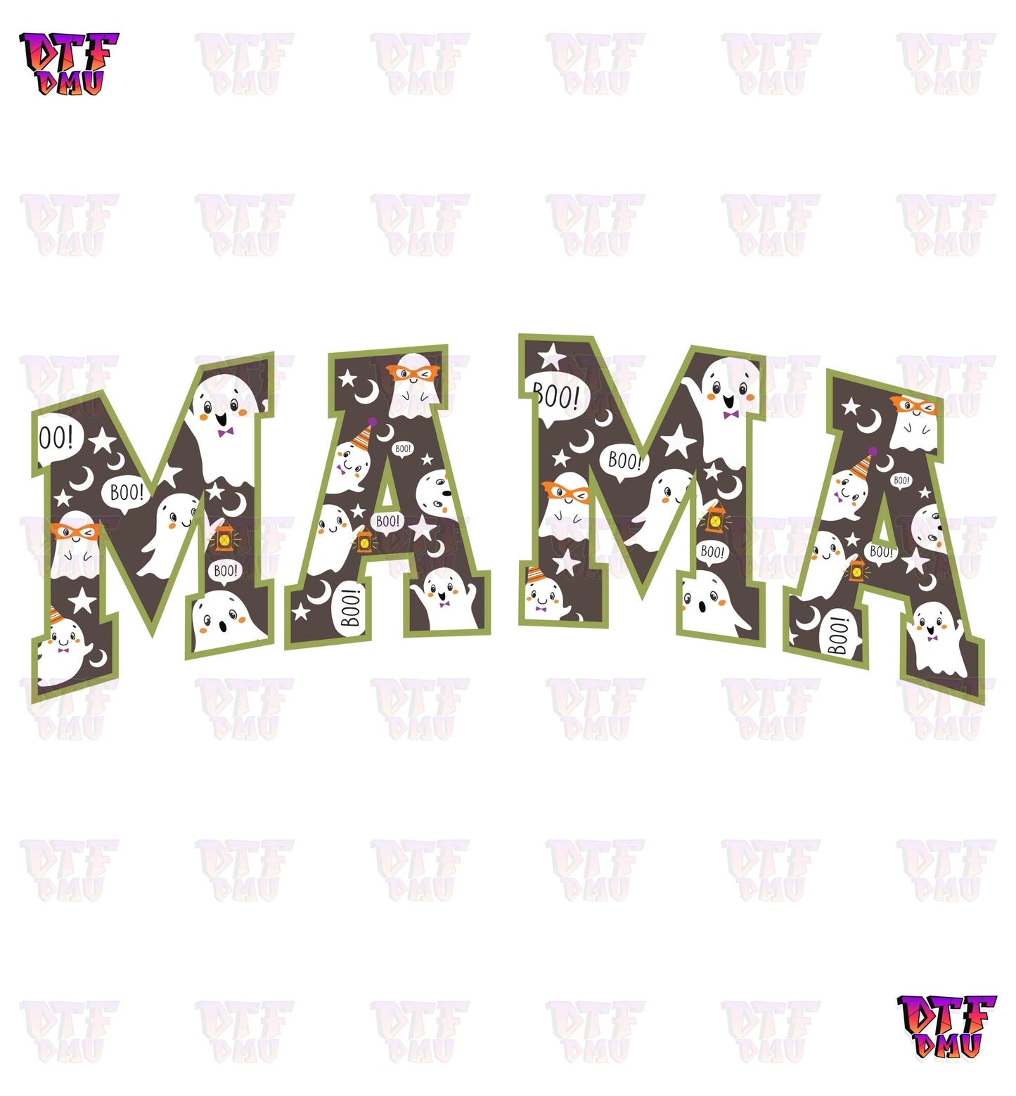 MAMA Halloween (DTF Ready to Apply Transfer Print)