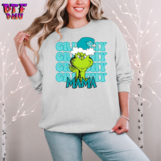 GRINCHY Holiday DTF Transfer Prints