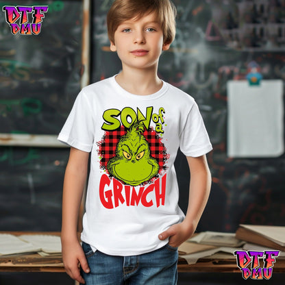 Grinch Family DTF Transfer Prints