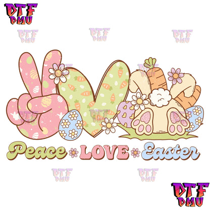 PEACE LOVE EASTER Ready to Press Transfer