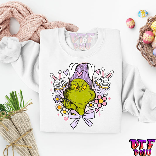 Easter Grinch DTF Transfer Print