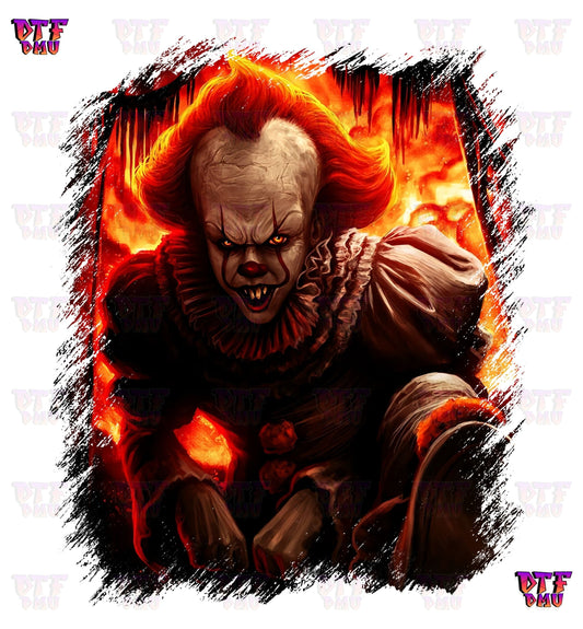 Pennywise (DTF Ready to Apply Transfer Print)