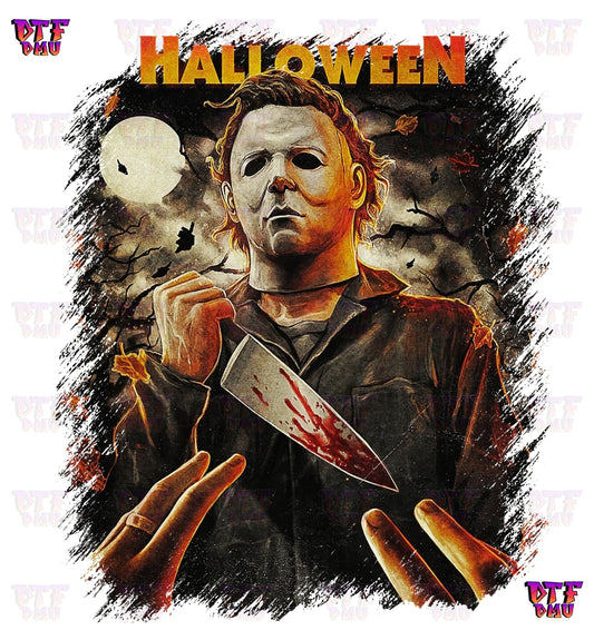 Michael Myers Halloween(DTF Ready to Apply Transfer Print)