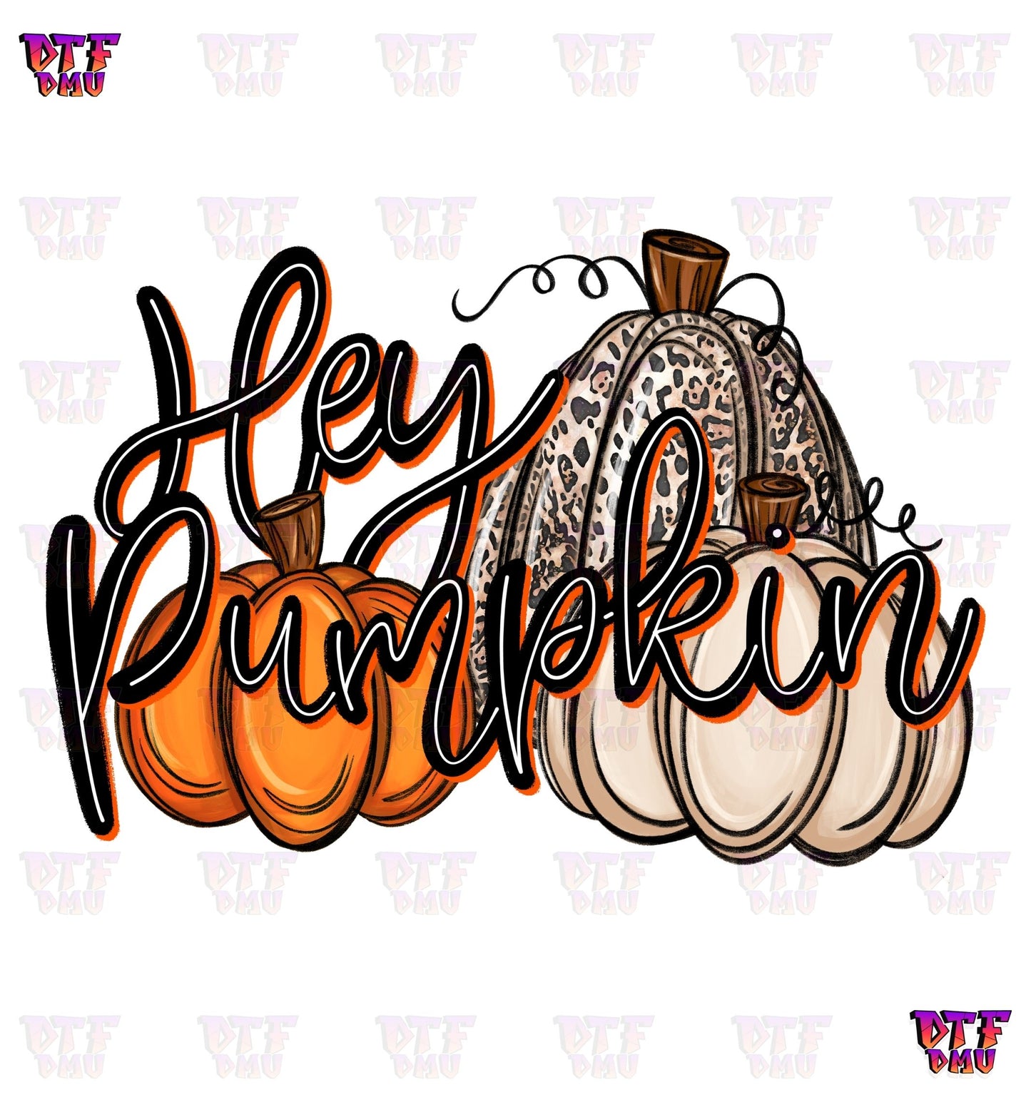 Hey Pumpkin (DTF Ready to Apply Transfer Print)