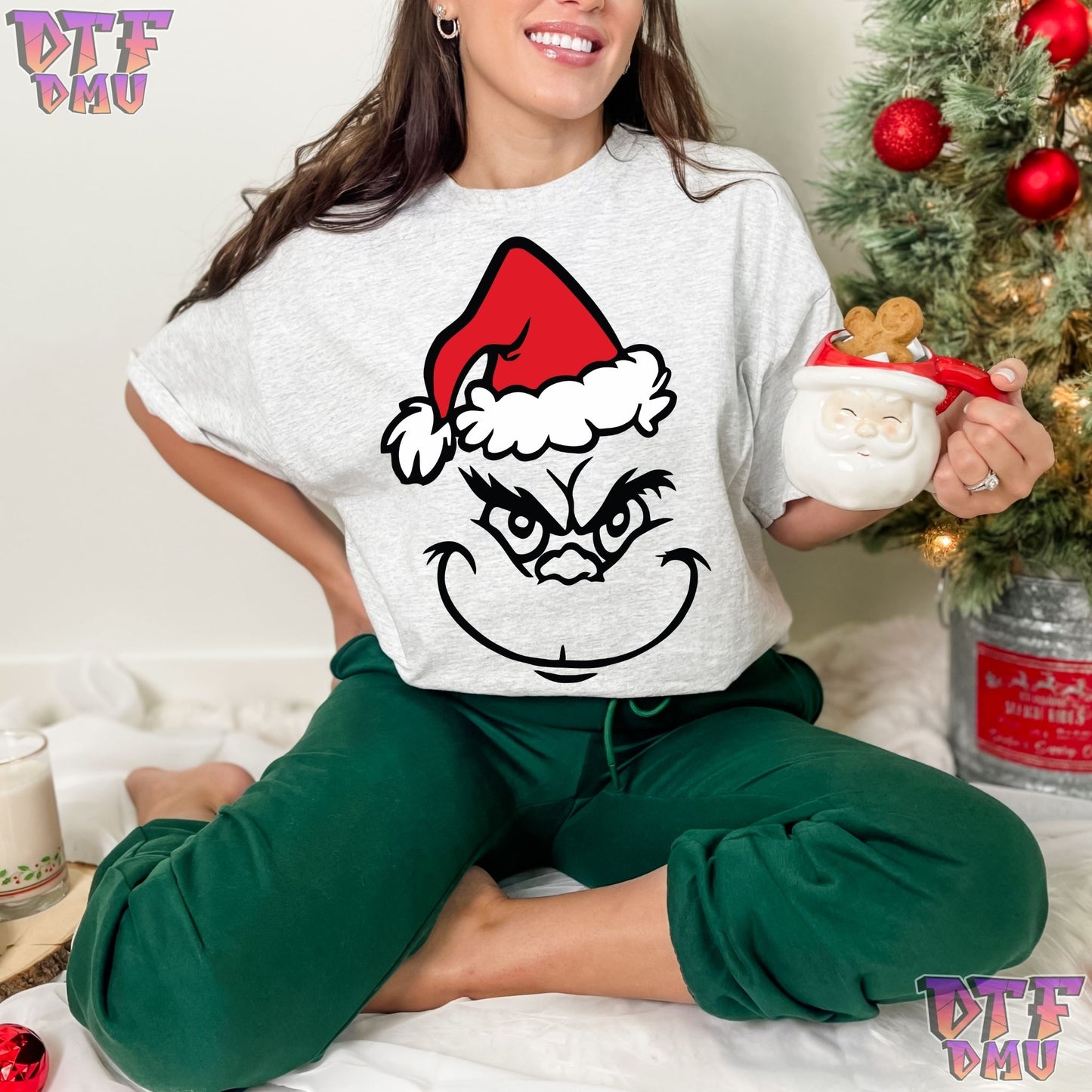 Grinch Christmas Holiday DTF Transfer Print Only