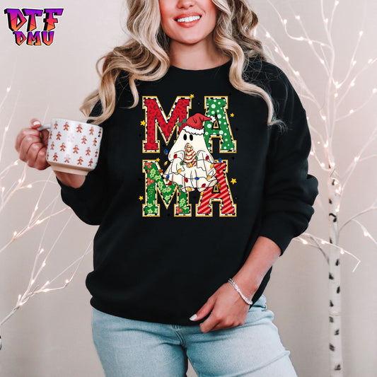 MAMA Christmas DTF Transfer