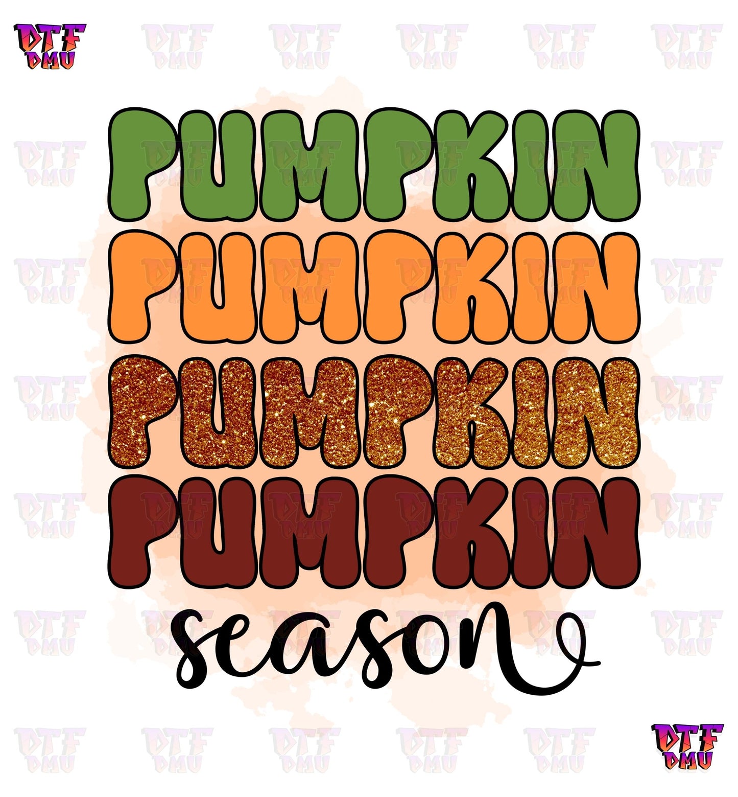 Pumpkin Season (DTF Ready to Apply Transfer Print)