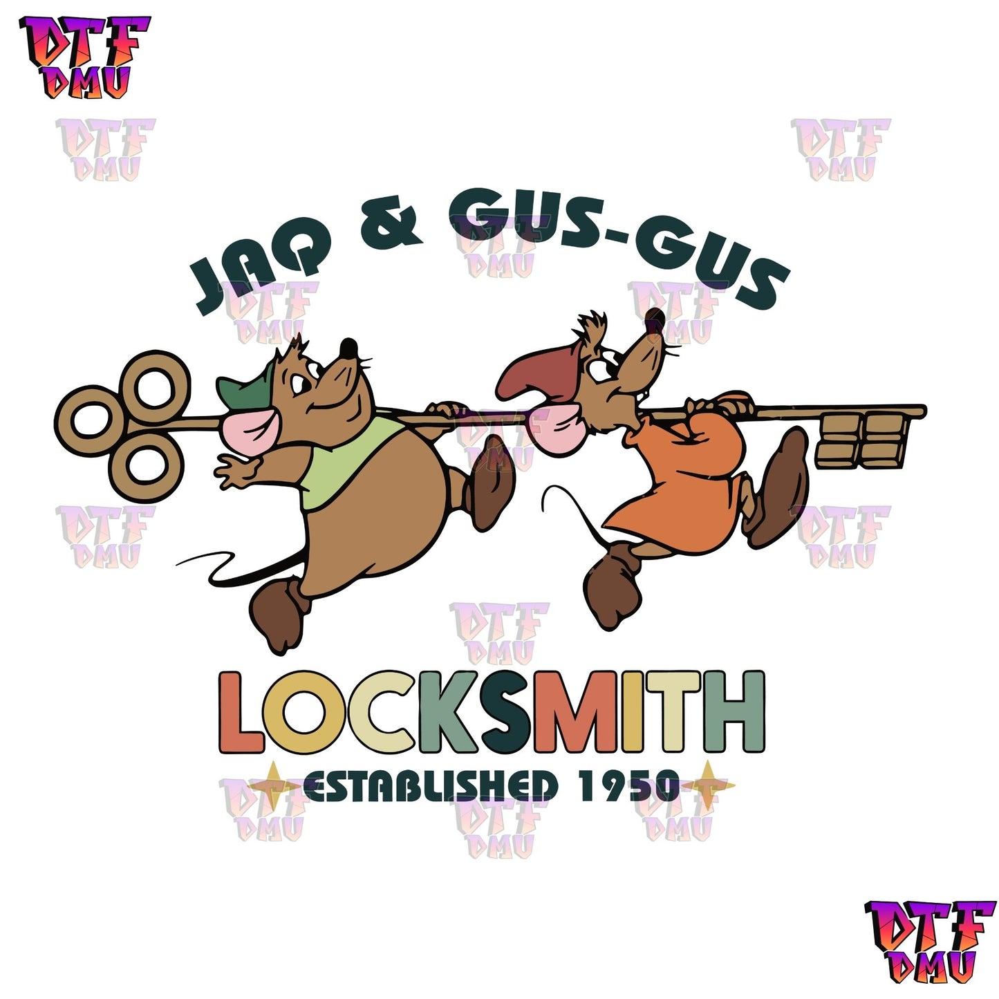 JAQ & GUS-GUS  LOCKSMITH Ready to Press Transfer